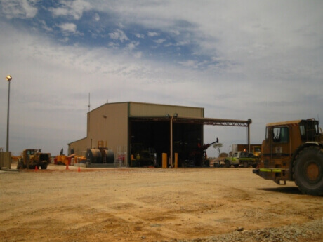 MESA A Mine Site – Heavy Vehicle Workshop